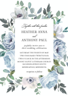 Dusty Blue Floral Front