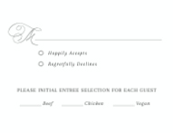 Soft Blossoms RSVP Back