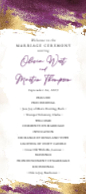Metallic Wine Wash Front