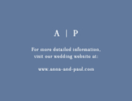 Dusty Blue Floral RSVP Back