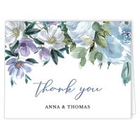 Dusty Blue Floral Back | Front