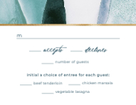 Abstract Layers RSVP Back