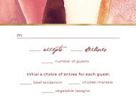 Abstract Layers RSVP Back
