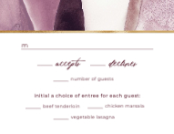 Abstract Layers RSVP Back