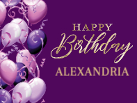 Birthday Balloons (24 x 18)