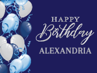 Birthday Balloons (24 x 18)