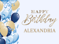 Birthday Balloons (24 x 18)