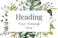 Tropical Leaves (18 x 12)