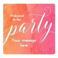 Its Time to Party (20 x 20)