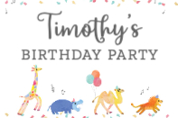 Party Animal Parade (18 x 12)