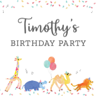 Party Animal Parade (20 x 20)