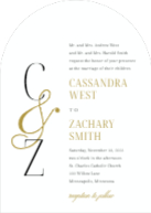 Ampersand Initials (Shaped Cut) Front