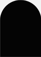Arched Blossoms (Shaped Cut) Back
