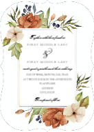 Autumn Wedding (Shaped Cut) Front