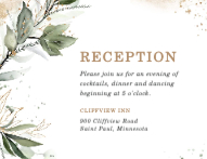 Entwined Greenery Reception Enclosure Front