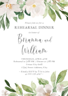 White with Greenery, Rehearsal Front