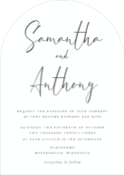 Stylish Script (Shaped Cut) Front