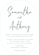 Stylish Script (Shaped Cut) Front
