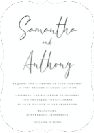 Stylish Script (Shaped Cut) Front