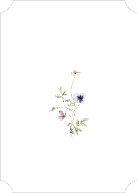 Spring Wildflowers (Shaped Cut) Back