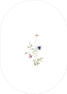 Spring Wildflowers (Shaped Cut) Back