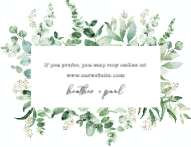 Eucalyptus Greenery RSVP Back