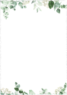 Eucalyptus Greenery Fill Frame (Shaped Cut) Back