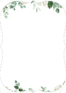 Eucalyptus Greenery Fill Frame (Shaped Cut) Back
